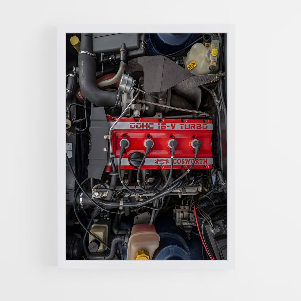 Poster Moteur de Légende – affiche Ford (vue 3)
